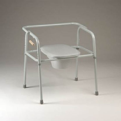 Picture of Bariatric 3-in-1 Commode Chair Steel Frame 14-3/4 Inch Seat Width9950