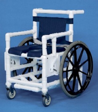 Picture of Commode / Shower Chair ipu® Swing Arm - Left PVC Frame Mesh BackSAC22 P MS