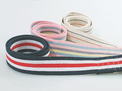 Picture of Gait / Transfer Belt AliMed® 70 Inch Length Red / White / Blue Cotton77178