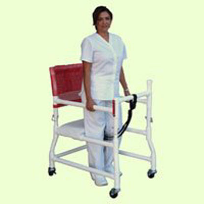 Picture of Walker Chair Adjustable Height 400 Series PVC Frame 300 lbs. Weight Capacity 28-3/4 to 33-1/4 Inch Height418-OR-3"TW