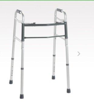 Picture of Folding Walker Adjustable Height Breg Aluminum Frame 250 lbs. Weight Capacity 32 to 39 Inch Height100312-000
