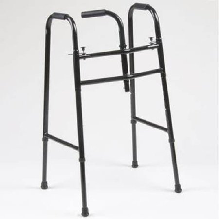 Picture of Dual Release Folding Walker Adjustable Height Stroke Aluminum Frame 400 lbs. Weight Capacity 30 to 40 Inch Height1778