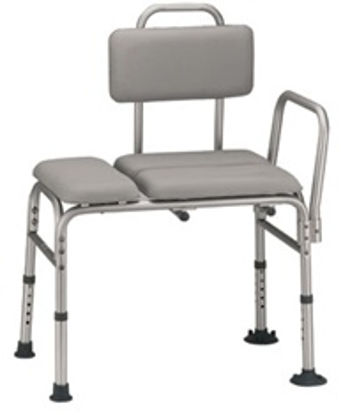Picture of Alimed Bath Transfer Bench Arm Rail 17 to 21 Inch Seat Height 400 lbs. Weight Capacity70040