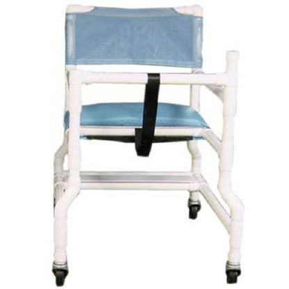 Picture of Dual Release Folding Walker Adjustable Height PVC Frame 300 lbs. Weight Capacity 26 to 29 Inch Height926937