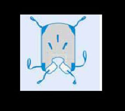 Picture of Lift Sling Hammock 6 6 Point With Head Support Side Straps Small 100 lbs. Weight CapacityTHA6I-S-33