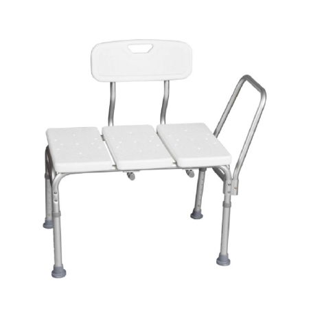 Picture of Classics Bath Transfer Bench Removable Arm Rail 17-1/2 to 23-1/2 Inch Seat Height 300 lbs. Weight CapacityFGB15577 0000