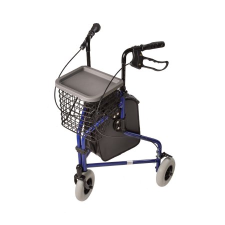 Picture of 3 Wheel Rollator DMI® Royal Blue Folding Aluminum Frame802-2014-2100