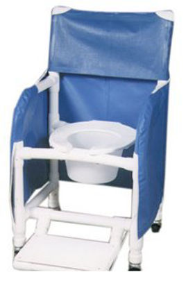 Picture of Commode / Shower Chair MJM International With Arms PVC Frame118-3-FF-PS-18-10-QT-C