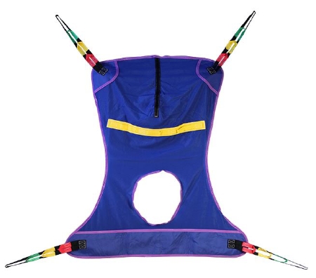 Picture of Full Body Sling With Commode Opening Proactive 4 Point Large 600 lbs. Weight Capacity30115