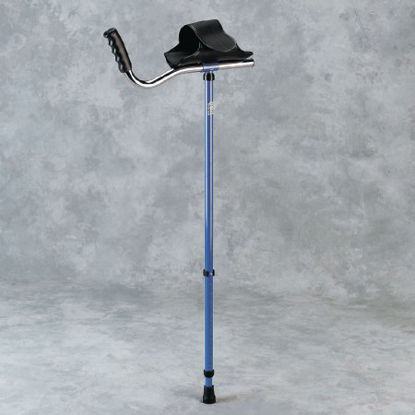 Picture of Forearm Crutches Walk Easy Adult Aluminum Frame 220 lbs. Weight Capacity55256201