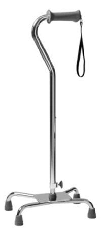 Picture of Small Base Quad Cane Lumex® Aluminum 30 to 39 Inch Height6121A