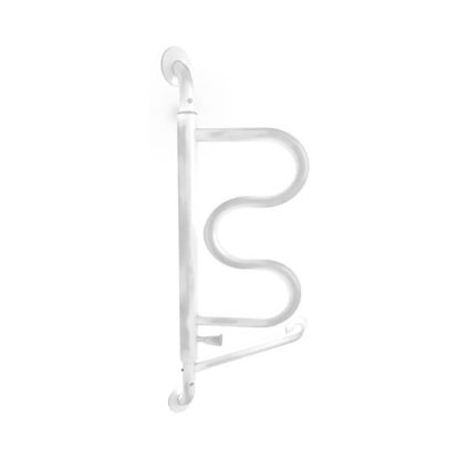Picture of Curved Grab Bar White Zinc Plated Steel9000