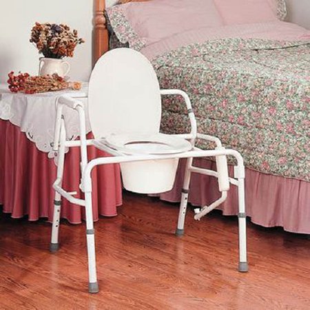 Picture of Commode Chair Fixed Arm Steel FrameA92407