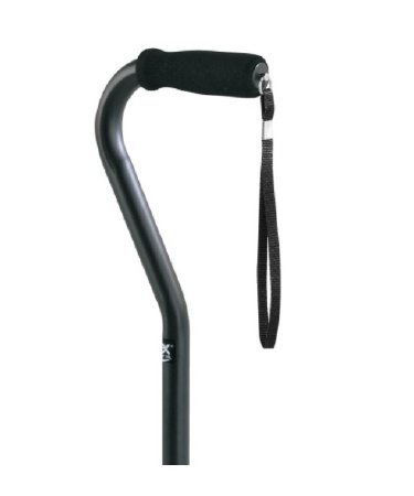 Picture of Offset Cane Carex® Aluminum 29 to 38 Inch Height BlackFGA78411 0000