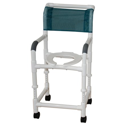 Picture of Shower Chair MJM International Push Handle PVC Frame Mesh Back118-3-ADJ