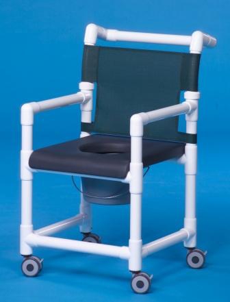 Picture of Shower Chair ipu® Fixed Arm PVC Frame Mesh BackSC718G