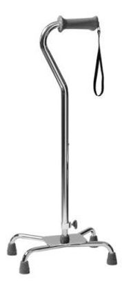 Picture of Large Base Quad Cane Ortho-Ease® Steel 30 to 39 Inch Height6120A