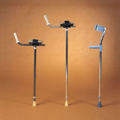 Picture of Forearm Crutches Patterson Adult Aluminum Frame 250 lbs. Weight Capacity926908