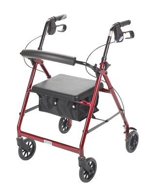 Picture of 4 Wheel Rollator drive™ Red Folding43-2152