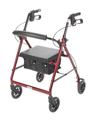 Picture of 4 Wheel Rollator drive™ Red Folding43-2152