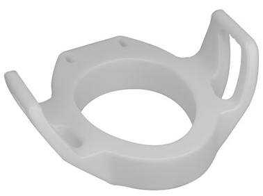 Picture of Raised Toilet Seat with Arms DMI® 3-1/2 Inch Height White 300 lbs. Weight Capacity522-1504-1900