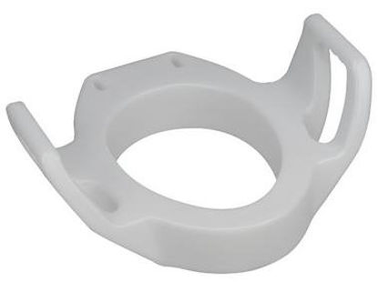 Picture of Raised Toilet Seat with Arms DMI® 3-1/2 Inch Height White 300 lbs. Weight Capacity522-1504-1900