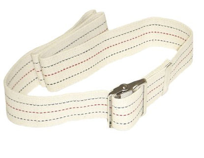 Picture of Gait Belt FabLife™ 54 Inch Length White / Pinstripe Cotton50-5130-54