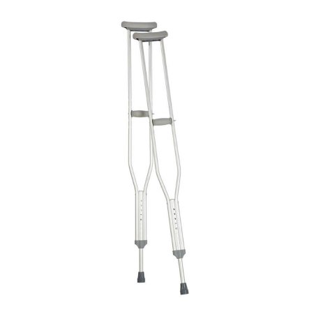 Picture of Underarm Crutches Carex® Aluminum Frame Adult 250 lbs. Weight Capacity Push Button AdjustmentFGA97600 0000