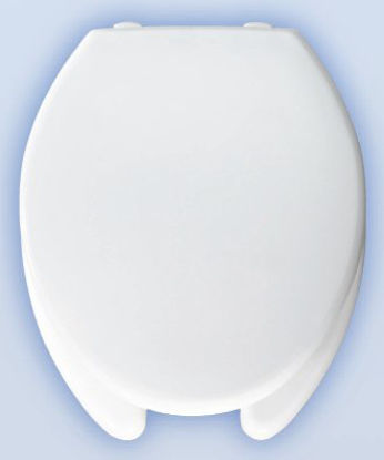 Picture of Elongated Raised Toilet Seat Medic-Aid® Heavy Duty 2 Inch Height White2L2150T