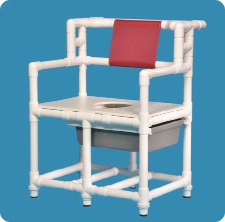 Picture of Bariatric Commode Chair ipu® Fixed Arm Plastic FrameBCC661 P