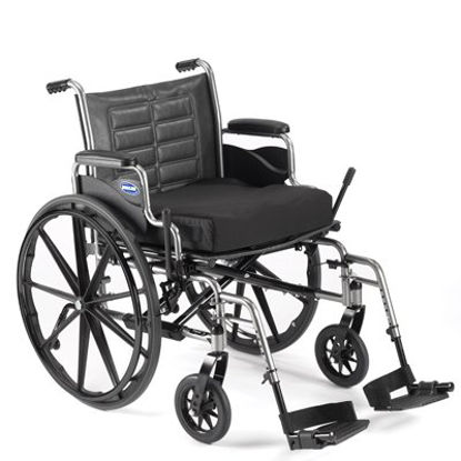 Picture of Bariatric Wheelchair Tracer® IV Heavy Duty Dual Axle Full Length Arm Removable Padded Arm Style Midnight Blue Upholstery 24 Inch Seat Width 350 lbs. Weight Capacity1193601