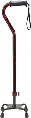 Picture of Small Base Quad Cane drive™ Aluminum 30 to 39 Inch Height Black10378BK-6