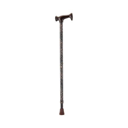Picture of T-Handle Cane Aluminum 28 to 39 Inch Height Leopard Print2028