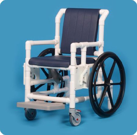 Picture of Shower Chair ipu® Swing Arm - Left PVC Frame Padded BackSAC33 MS N
