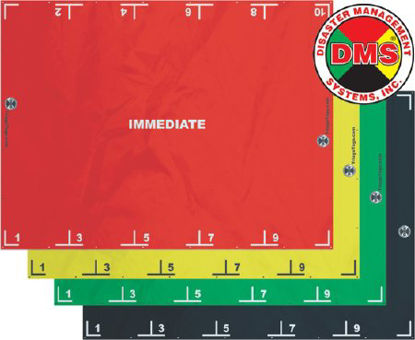 Picture of Transfer Triage Sheet Set Red / Yellow / Green / Black 15 X 20 FootDMS-05004
