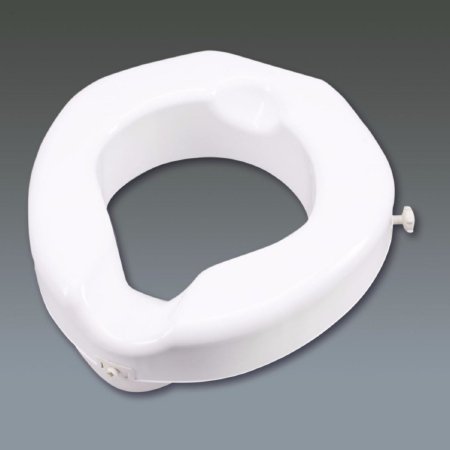 Picture of Raised Toilet Seat 4-1/4 Inch Height White 500 lbs. Weight Capacity081512938