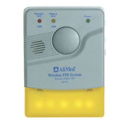 Picture of Chair Sensor Pad Alarm System PIR Remote 10 X 15 Inch Gray / Yellow081499649
