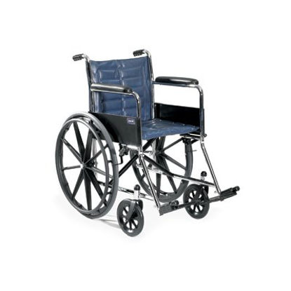 Picture of Wheelchair Tracer® EX2 Dual Axle Desk Length Arm Removable Arm Style Elevating Legrest 20 Inch Seat Width 250 lbs. Weight Capacity1192382