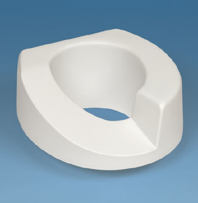 Picture of Elongated Raised Toilet Seat Tall-Ette® 4 Inch Height WhiteF725921001