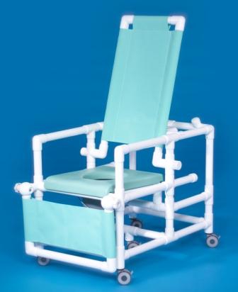 Picture of Commode / Shower Chair ipu® Fixed Arm PVC Frame Reclining BackSCC260 RC G/N/L/B