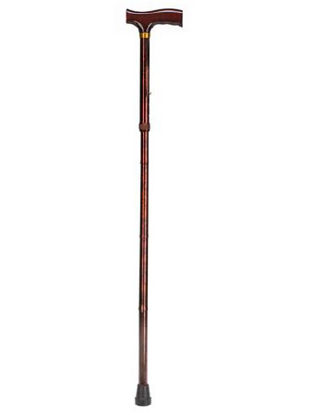 Picture of Folding Cane Aluminum 33 to 37 Inch Height Wood Grain502-1325-9914