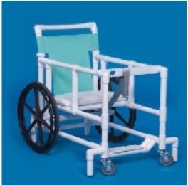 Picture of Walker Chair Fixed Height Big Wheel PVC Frame 300 lbs. Weight Capacity 41-3/4 Inch HeightBWW99