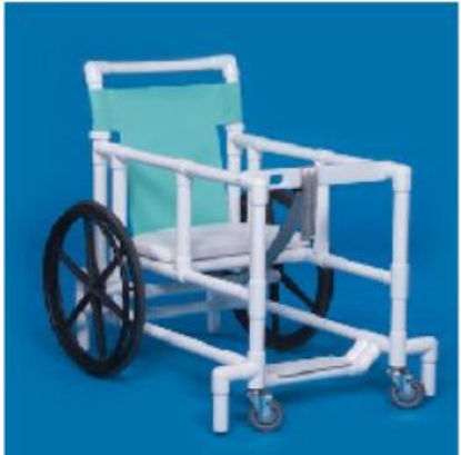 Picture of Walker Chair Fixed Height Big Wheel PVC Frame 300 lbs. Weight Capacity 41-3/4 Inch HeightBWW99