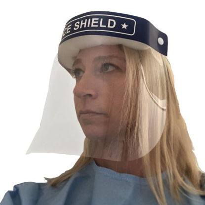 Picture of Face Shield One Size Fits Most Full Length Anti-fog Disposable NonSterileGDF-01