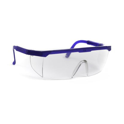 Picture of Protective Glasses McKesson Brand Side Shield Clear Tint Blue / Clear Frame Over Ear One Size Fits Most16-2291