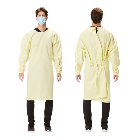 Picture of Protective Procedure Gown 2X-Large / 3X-Large Yellow NonSterile AAMI Level 1 ReusableGWNB5079
