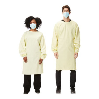 Picture of Protective Procedure Gown Large / X-Large Yellow NonSterile AAMI Level 1 ReusableGWNB504O