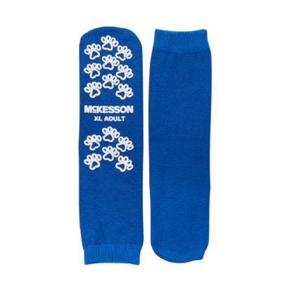Picture of Slipper Socks McKesson Terries™ X-Large Royal Blue Above the Ankle40-3816