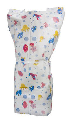 Picture of Patient Exam Gown McKesson Medium Kid Design (Under the Sea Print) Disposable18-981636