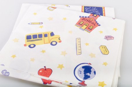 Picture of Patient Exam Gown McKesson Medium Kid Design (Schooltime Print) Disposable981836